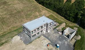 Bau eines Bürogebäudes in Kaisersesch durch ZENZ-Massivhaus aus Cochem